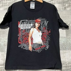 VINTAGE Gretchen Wilson Concert 2008 Tee Shirt Youth Medium Tour Concert